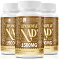 LIGUSTERI Liposomal NAD+ 1500 mg | NAD+ Supplement with TMG for Energy, Longevity & Brain Health | 180 Softgels