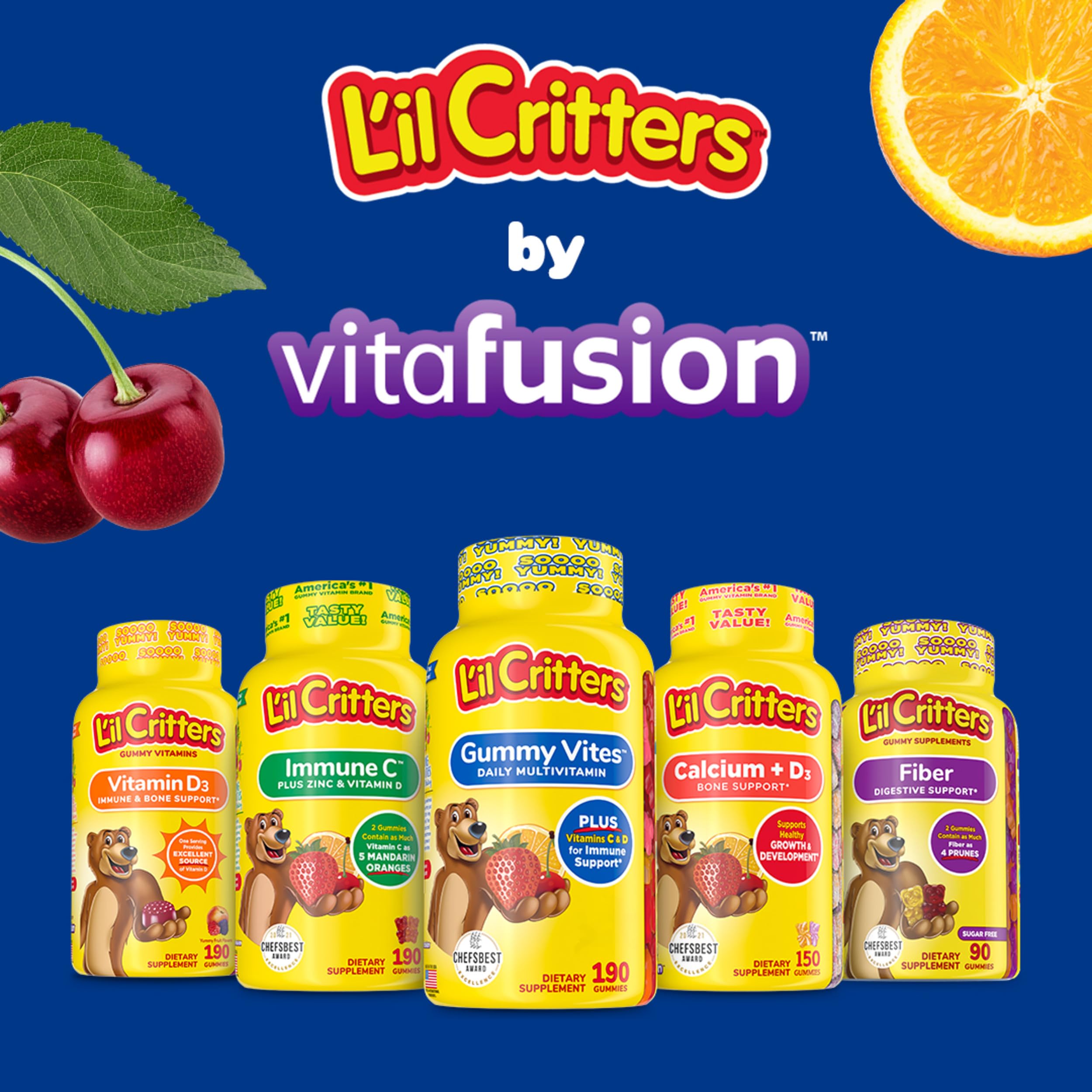 L’il Critters Probiotic Daily Gummy for Kids – Digestive Health Support (60 Gummies)