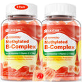 LILICARE B Complex Gummies — Methylated B Vitamins + CoQ10, Magnesium, Ashwagandha, Omega-3 | Sugar Free, 60 Count (Pack of 2)