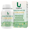 LilingPure Triple Magnesium Complex with L-Theanine – 200mg Mg + 100mg L-Theanine | 90 Capsules