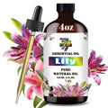 Lily Essential Oil 4 oz | Pure Lily Oil for Aromatherapy, Diffusers, Candles, DIY Skincare