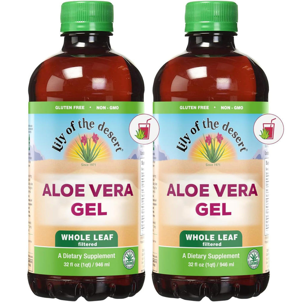 Lily of the Desert Aloe Vera Juice Whole Leaf 2-Pack 32 fl oz