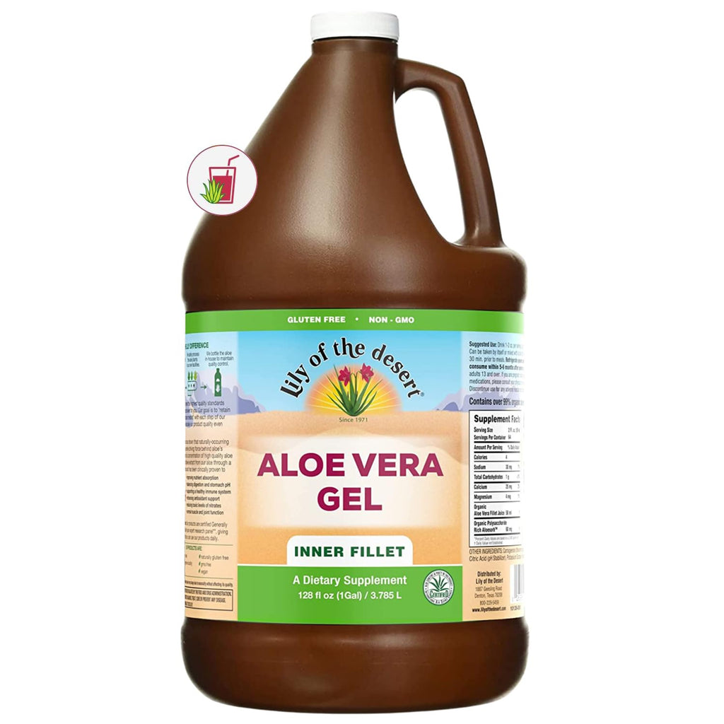 Lily of the Desert Aloe Vera Gel – Inner Fillet, Bio-Active 128 oz