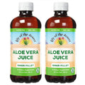 Lily Of The Desert Organic Aloe Vera Juice 2-Pack – Inner Fillet, Gut Health & Digestive Support, 32 Fl Oz Ea