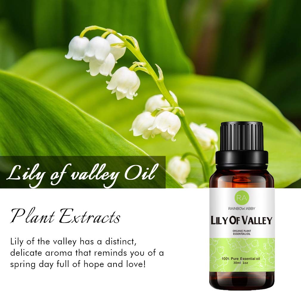 Lily of Valley Essential Oil 30ML – 100% Pure and Natural | Rainbow Abby
