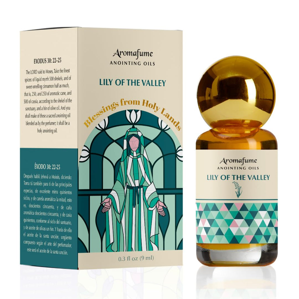 Lily of the Valley Anointing Oil 9ml | Jerusalem Olive Oil with Biblical Spices