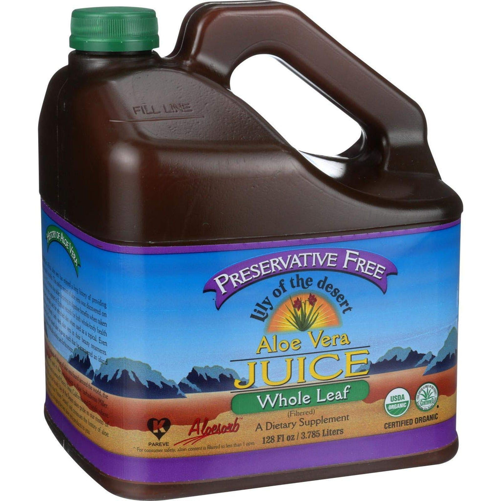 Lily of the Desert Aloe Vera Gel – Whole Leaf, Filtered, 1 Count | USDA Organic