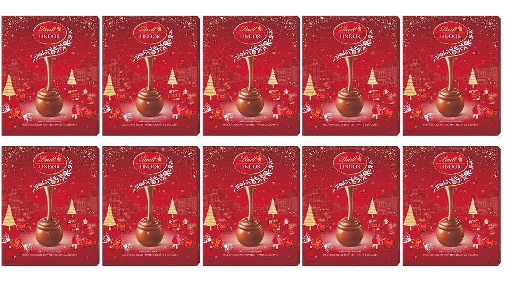 10 x Lindor Milk Advent Calendar - 235GM