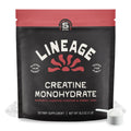 Lineage Provisions Micronized Creatine Monohydrate with Sea Salt – Micronized Creatine Powder for Training & Performance | 90 Servings