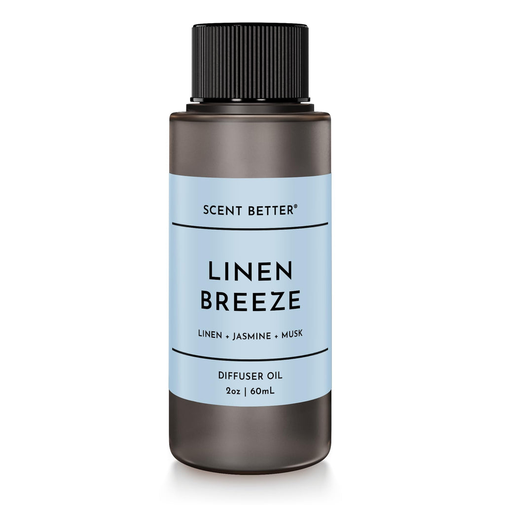 Linen Breeze Aroma Essential Oil Blend – 2 oz (60 mL) for Diffusers & Nebulizers | Scent Better