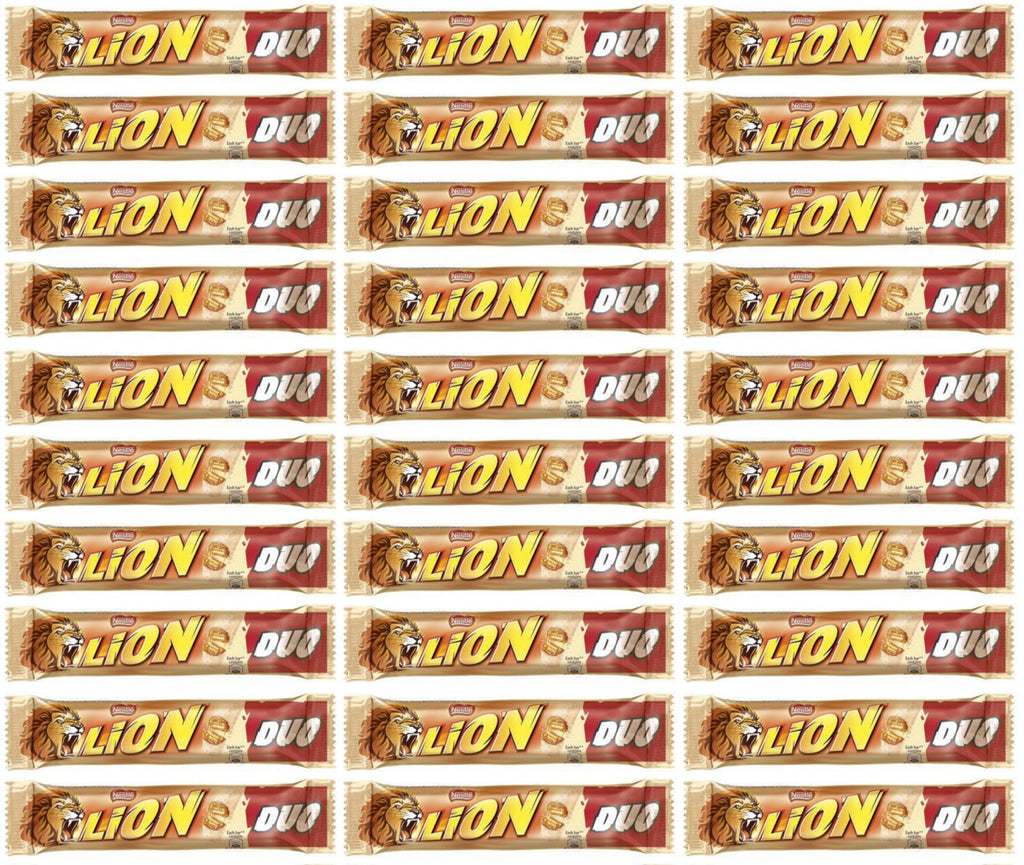 30 x Lion White Chocolate Duo Bar 60G