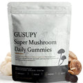 Lions Mane Mushroom Gummies - 12-Mushroom Brain Support, Blueberry, 60 Gummies