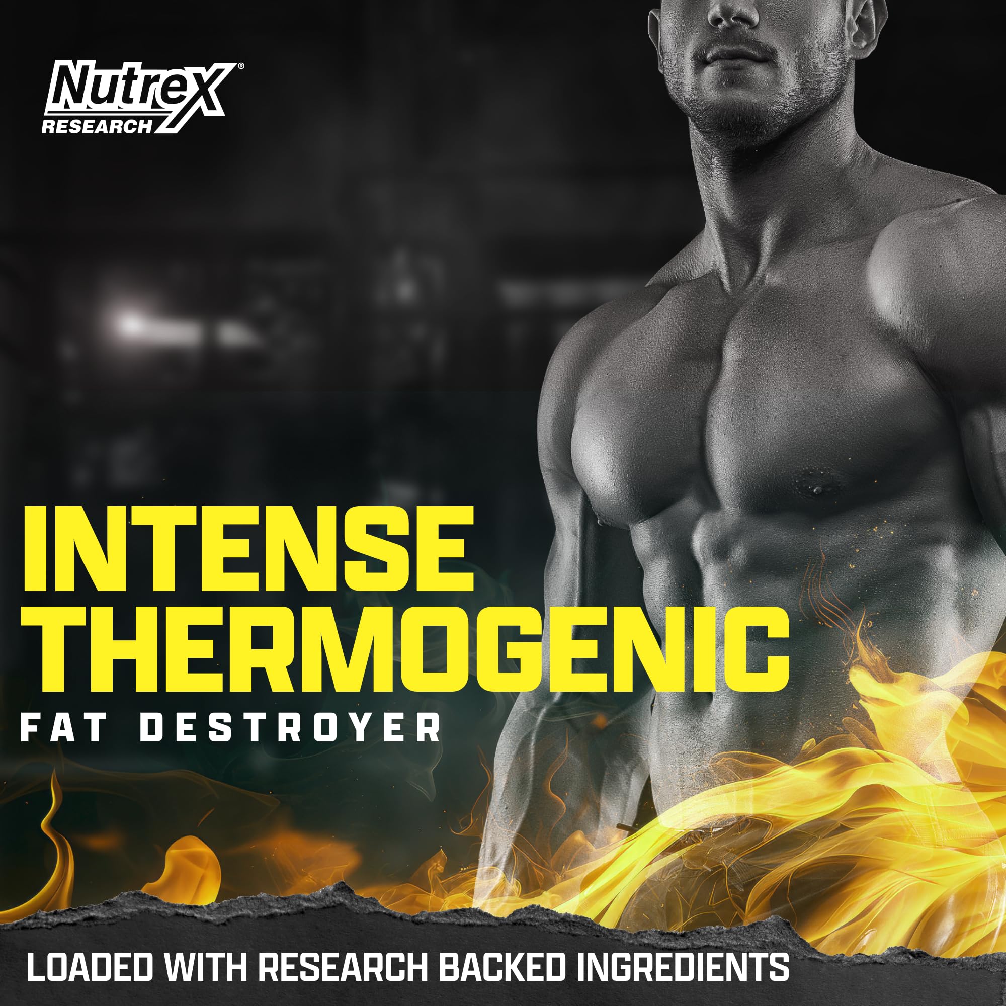 Nutrex Lipo-6 Black Intense Thermogenic Fat Burner for Men & Women | 60 Diet Pills