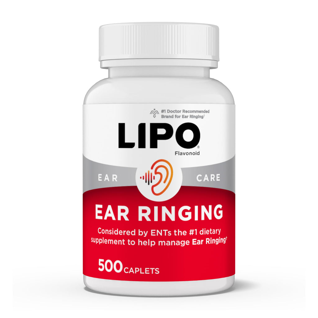Lipo-Flavonoid Ear Ringing Support — Doctor-Recommended Lemon Bioflavonoid Complex | 500 Caplets