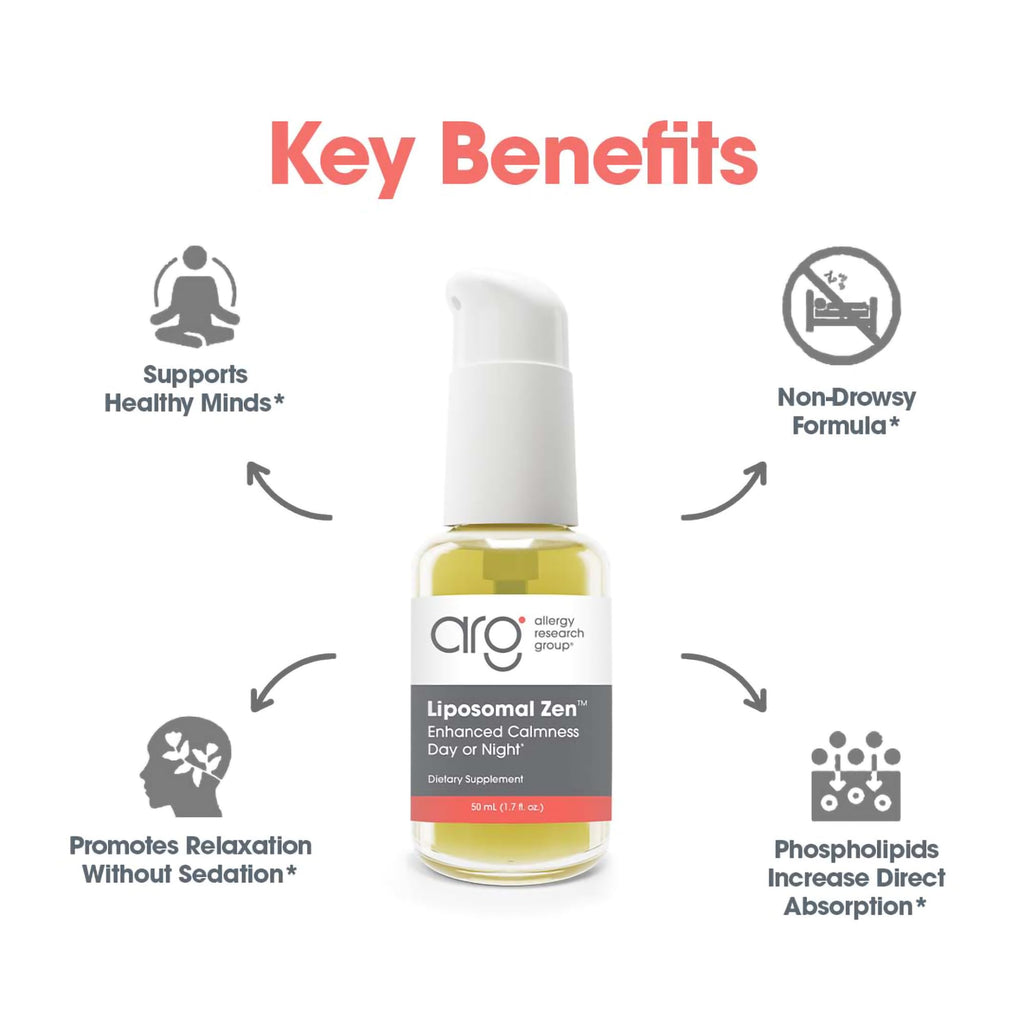 Allergy Research Group Liposomal Zen – GABA & L-Theanine Sleep Support