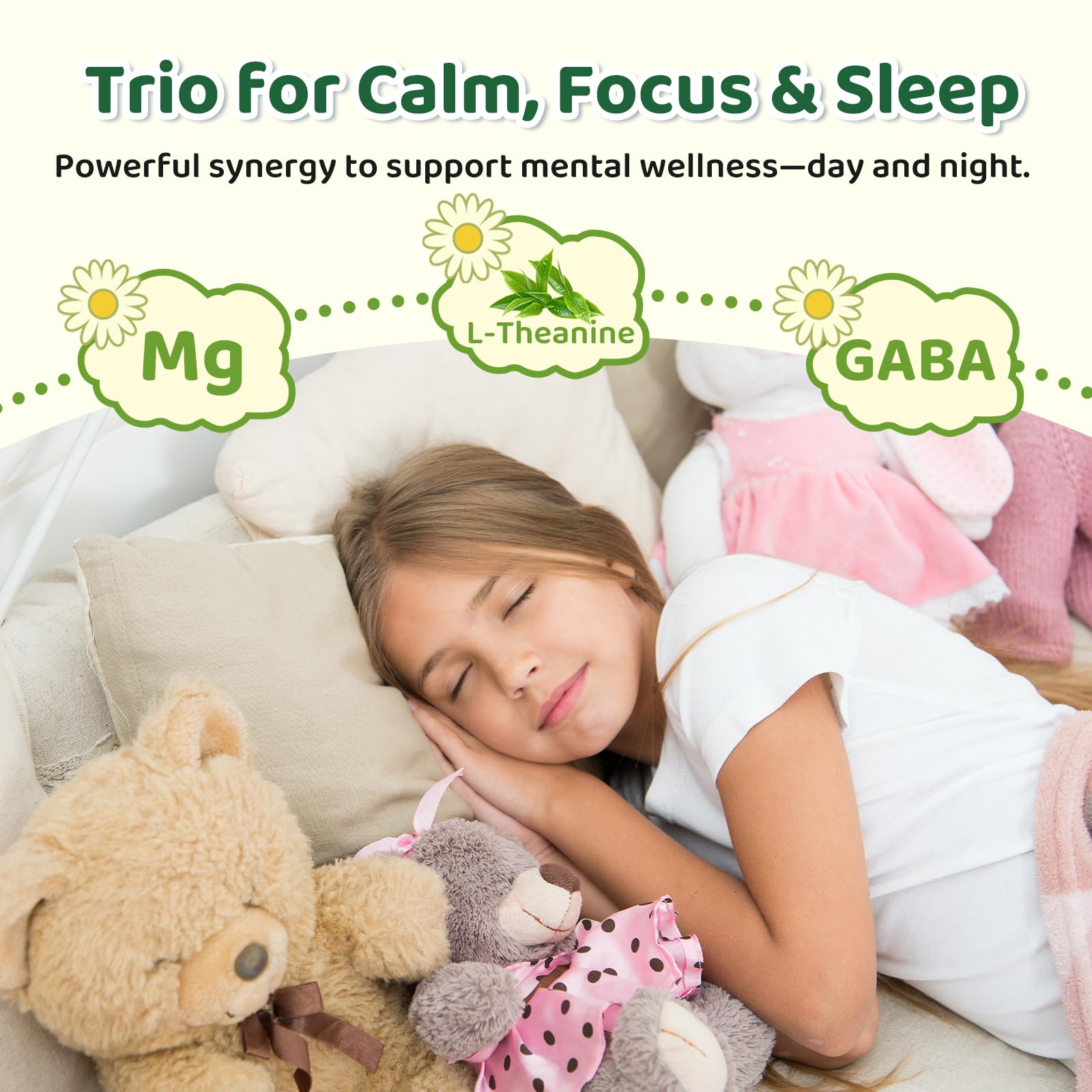 2 Pack Liposomal GABA L-Theanine Drops for Kids – Pineapple | Calm, Focus & Stress Relief