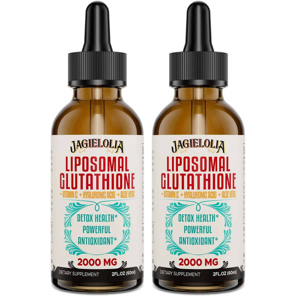 Liposomal Glutathione Liquid 2000MG – Antioxidant Detox, Vegan | 4 FL.OZ