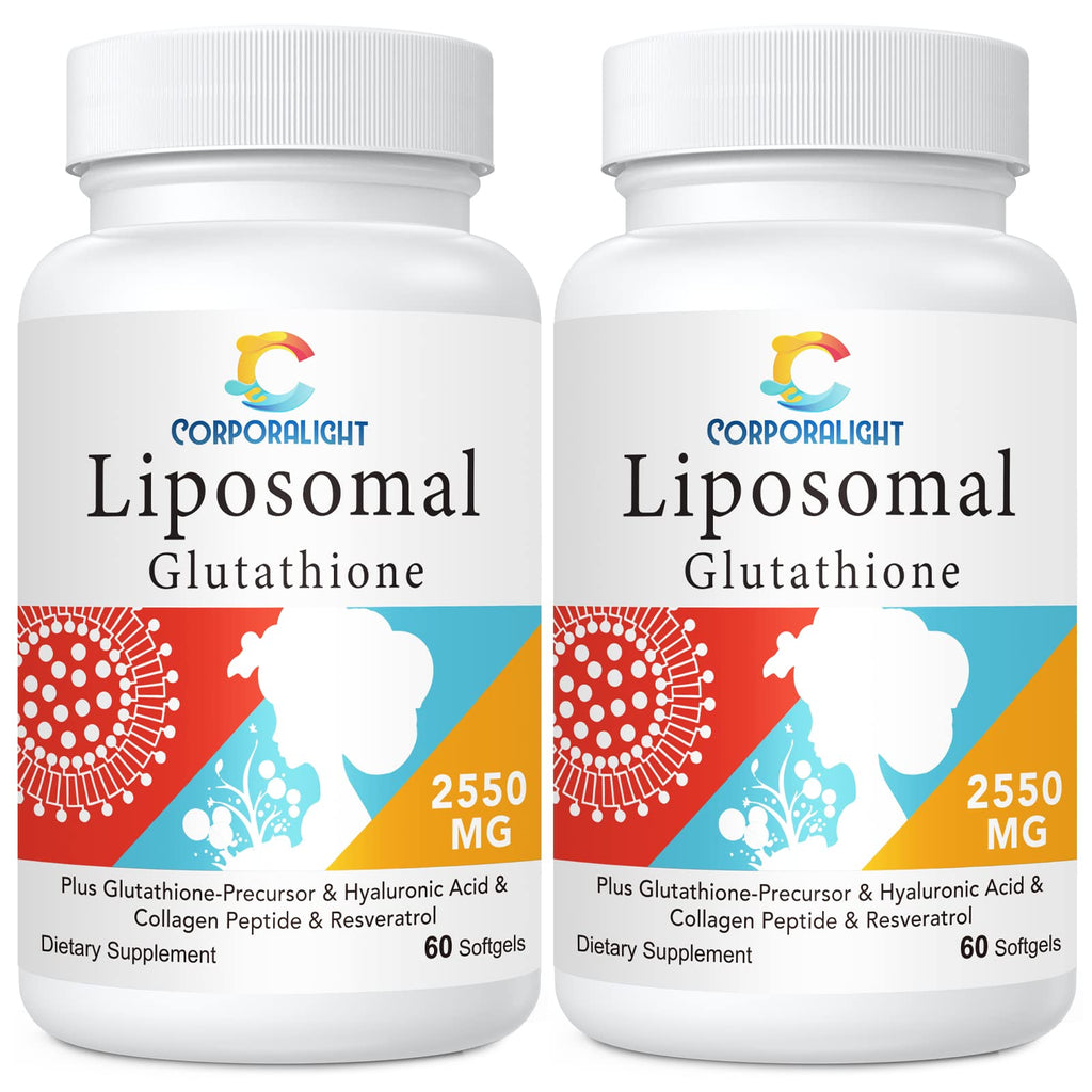 Liposomal Glutathione Softgels - Enhanced Absorption, Immune & Liver Support (Gluten Free, 120 Softgels)