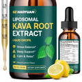 Liposomal Kava Kava Drops for Calm & Sleep – Vegan Liquid 2 oz with GABA, Ashwagandha & Magnesium