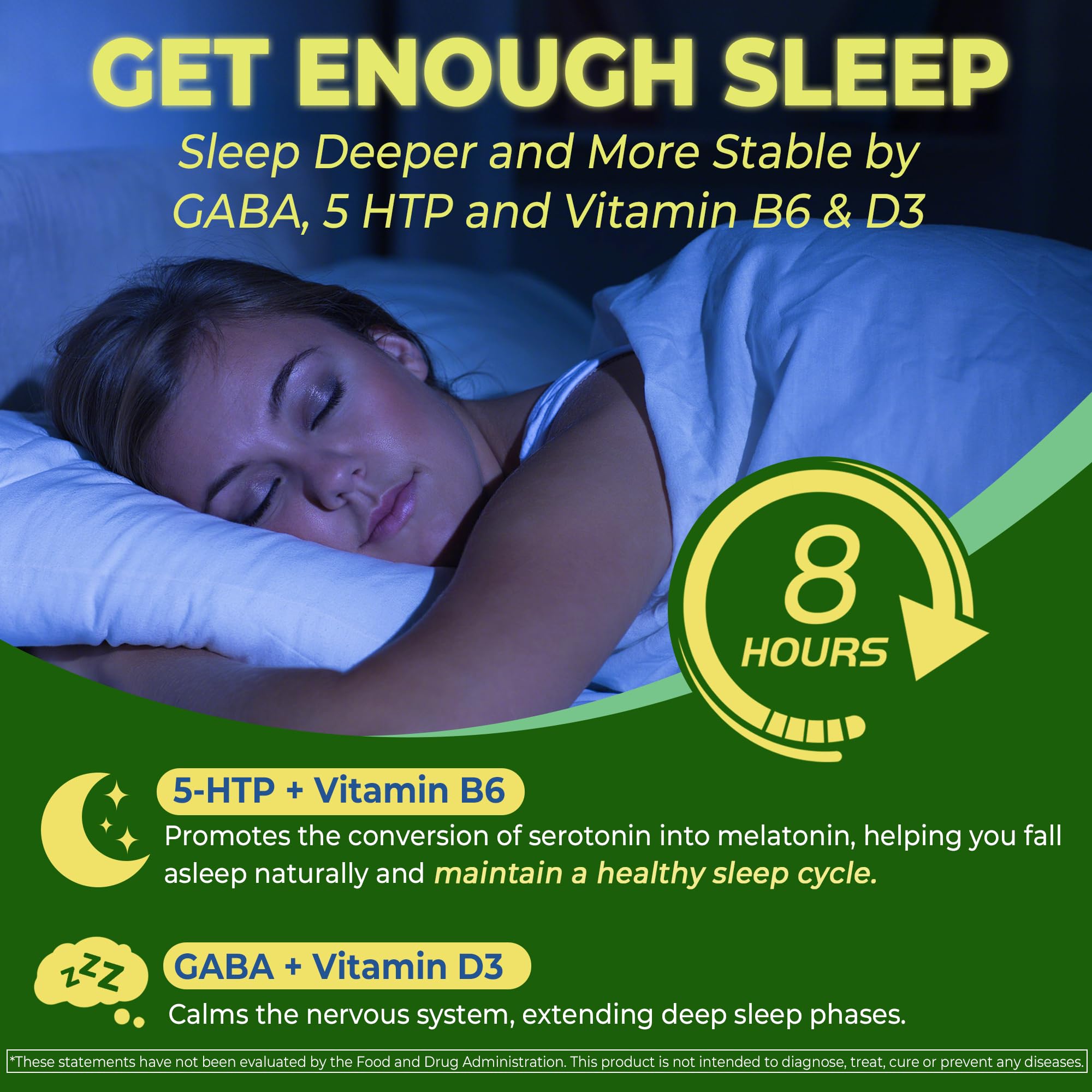 Liposomal L-Theanine Magnesium Gummies 200mg with GABA, 5-HTP – Sleep & Relax (2 Packs)