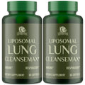 Liposomal Lung Cleansemax Supplement – Mullein Leaf & Elderberry, Quercetin + 13 Herbs & Vitamins | 120 Capsules