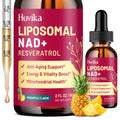 Liposomal NAD Supplement – 1200mg NAD+ Liquid Drops with Trans-Resveratrol & Black Pepper (Pineapple, 2 fl oz)