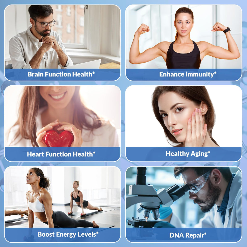 GZ HAOYUAN Liposomal NAD+ Supplement – Cellular Energy & Healthy Aging (90 Softgels)