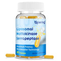 Liposomal Nattokinase 12,000 FU & Serrapeptase 360,000 SPU – Enzyme Supplement (60 Capsules)