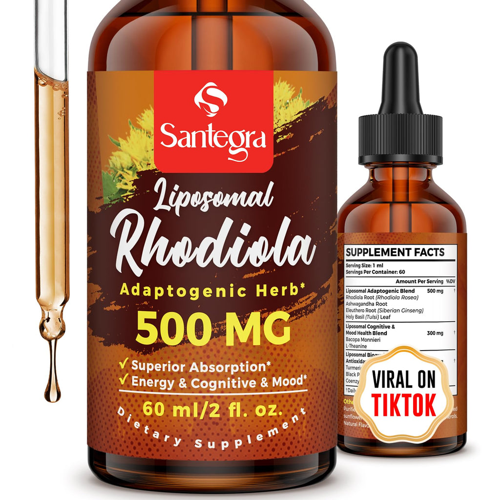 57,000 MG Liposomal Rhodiola Rosea with Ashwagandha – High-Absorption Liquid (60 ml)