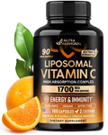 Liposomal Vitamin C 1700 mg – High-Absorption Fat-Soluble Complex | USA Made