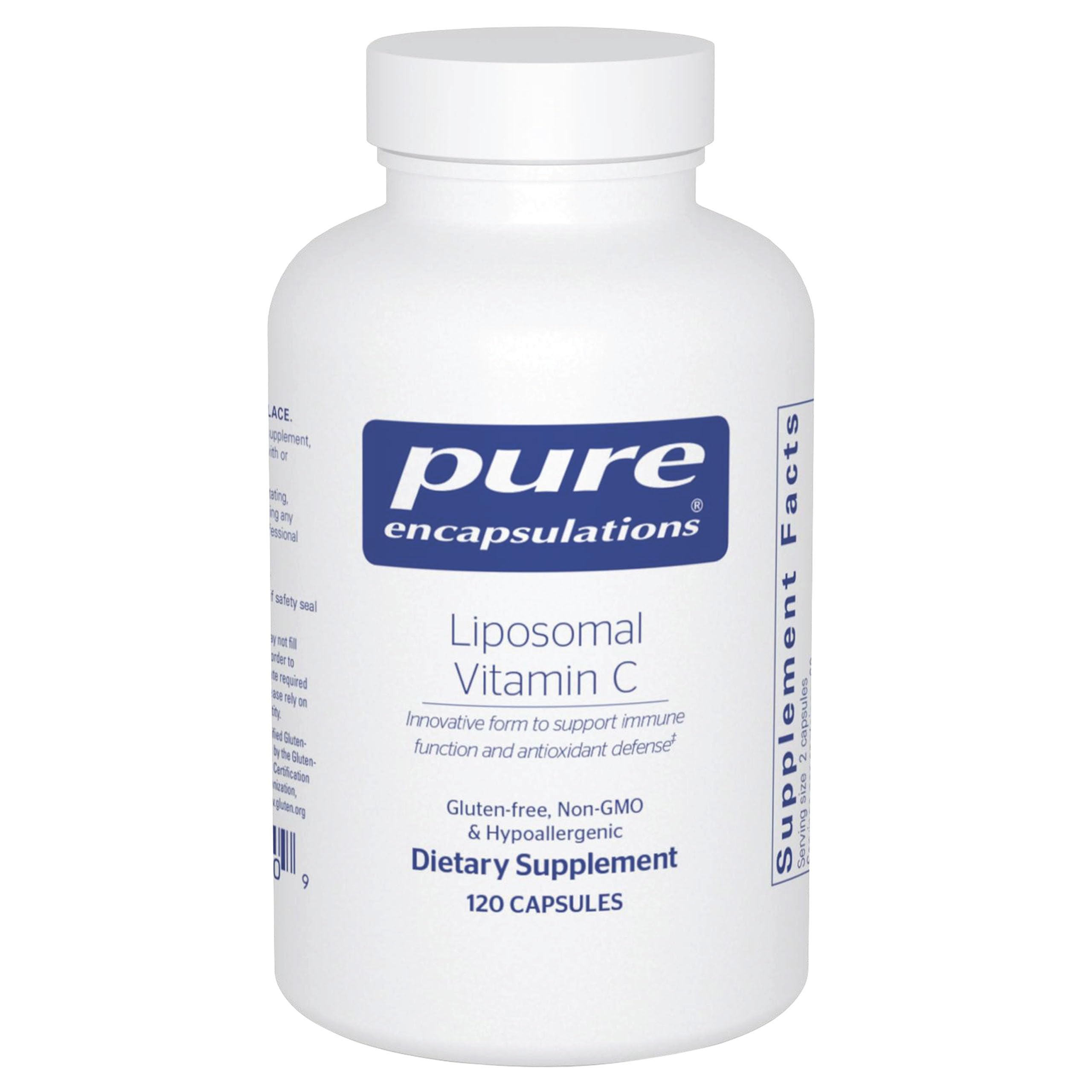Pure Encapsulations Liposomal Vitamin C – Immune Support (120 Capsules)