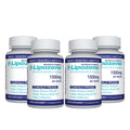 Lipozene Diet Pills – 4 Bottles (120 Capsules) Fiber-Based Appetite Control