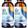 Liquid Collagen & Biotin Drops – Vanilla Flavor, 2oz | Hair, Skin & Nails Support, Keto Friendly