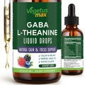 Liquid GABA L-Theanine Drops with Lion’s Mane – Calm, Sleep & Focus (2oz/60ml)