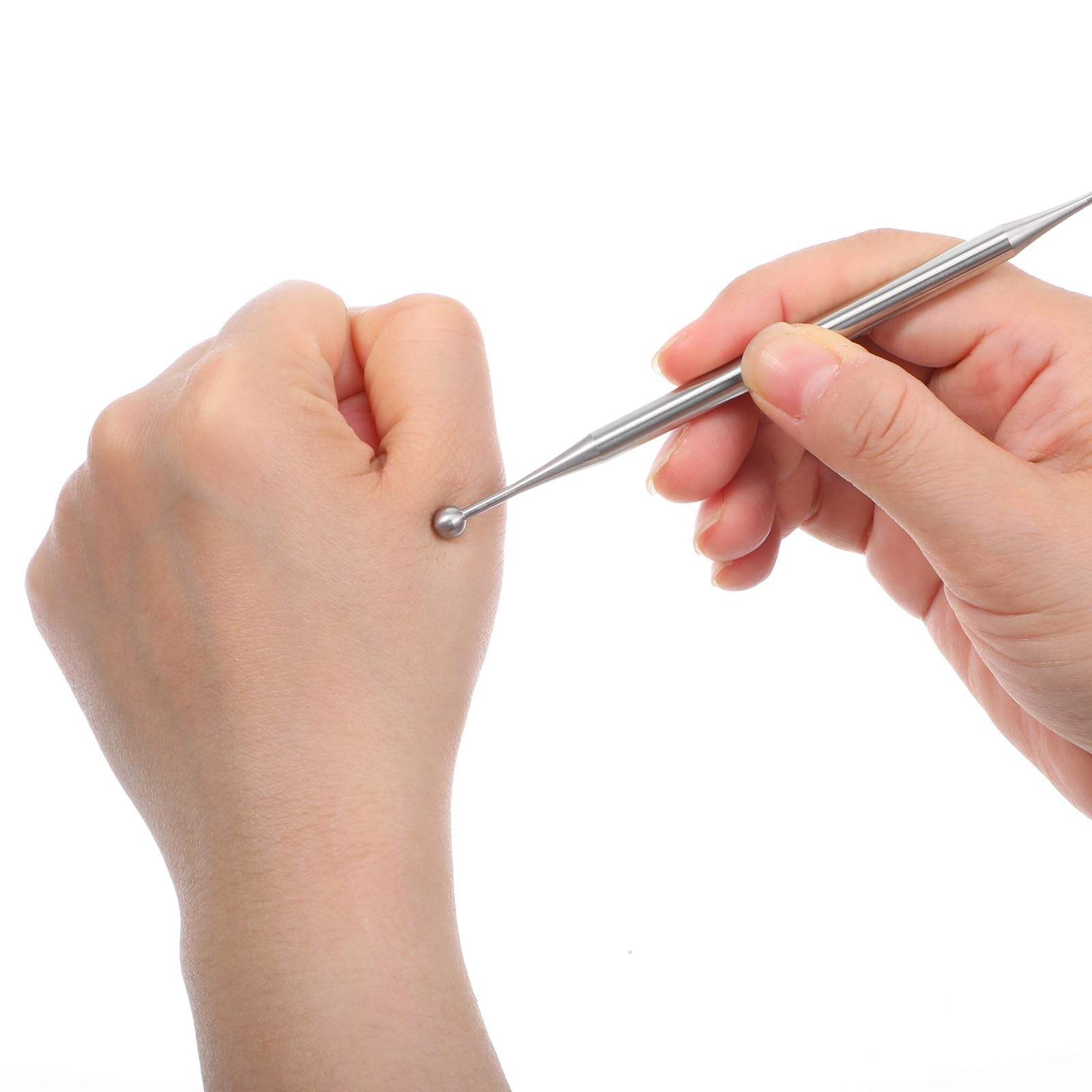 LIQWEI Acupuncture Pen - 1pc Stainless Steel Fascia Release Tool for Deep Tissue & Trigger Point Massage
