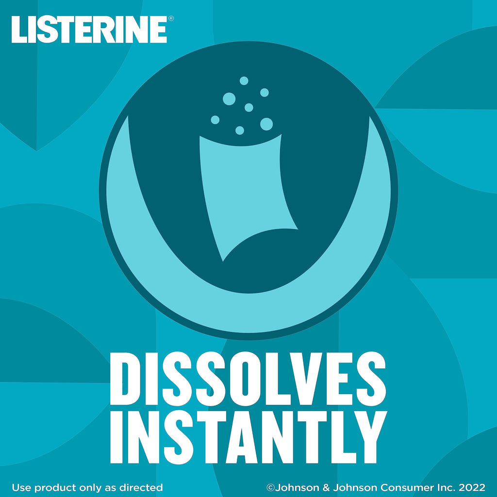 Listerine Cool Mint PocketPaks Breath Strips – 12-Pack (24 Strips Each)