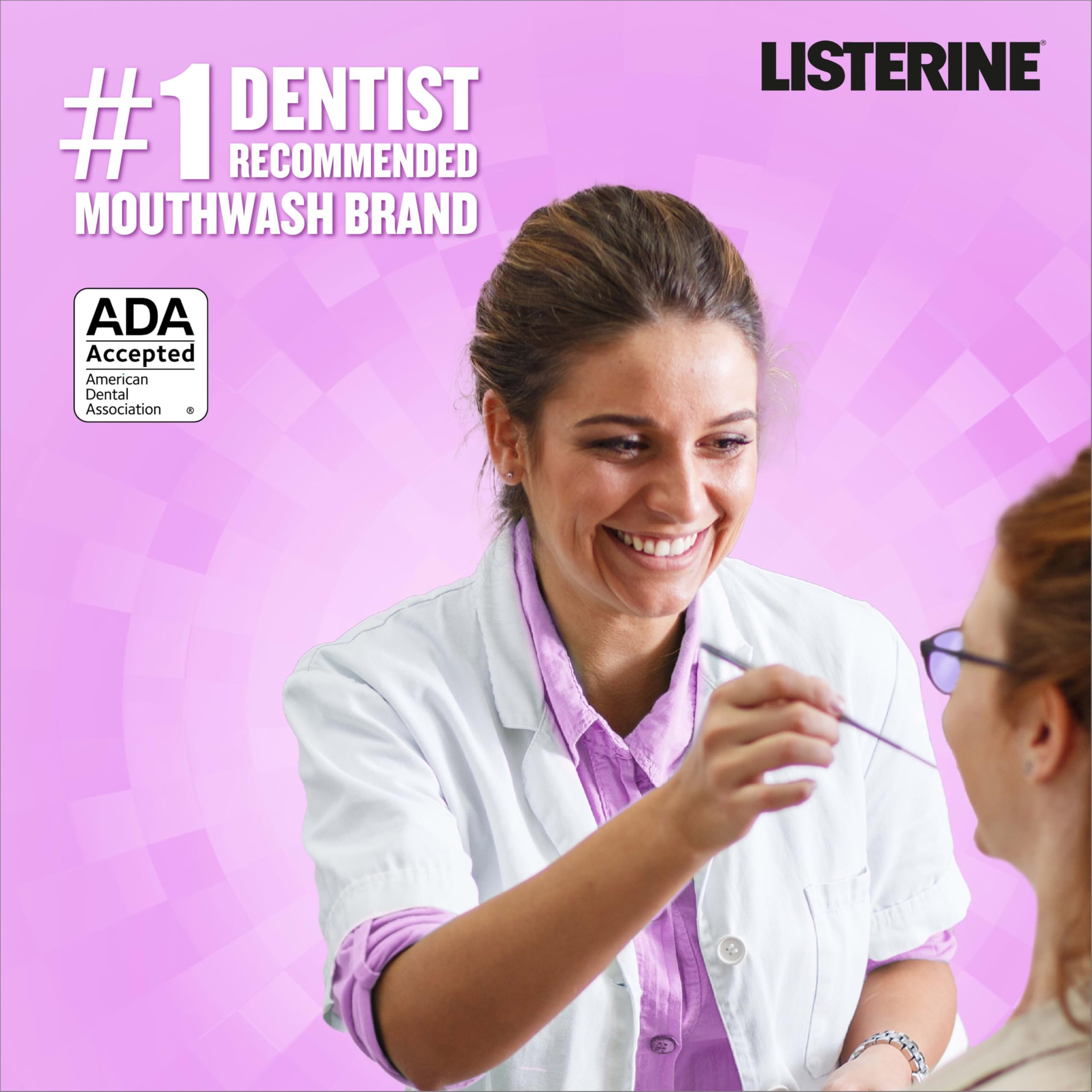 Listerine Total Care Alcohol-Free Anticavity Mouthwash – Fresh Mint, 95 mL | 6 Benefits