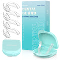 Litlcutie Mouth Guard for Teeth Grinding – Large, 4 Pack, Transparent EVA