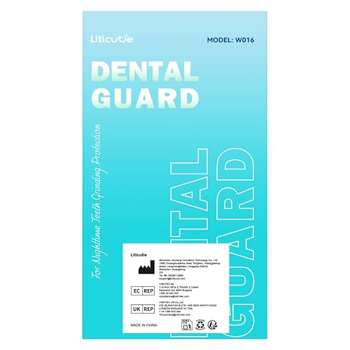 Litlcutie Night Mouth Guard for Teeth Grinding – 4 Pcs, 2 Sizes, Clear