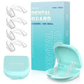 Litlcutie Mouth Guard for Teeth Grinding | Night Guard EVA Material | Small 4-Pack Transparent