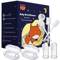 Little Fox Baby Oral Cleaner – 60 Pcs + 2 Finger Toothbrushes (0-36mo)