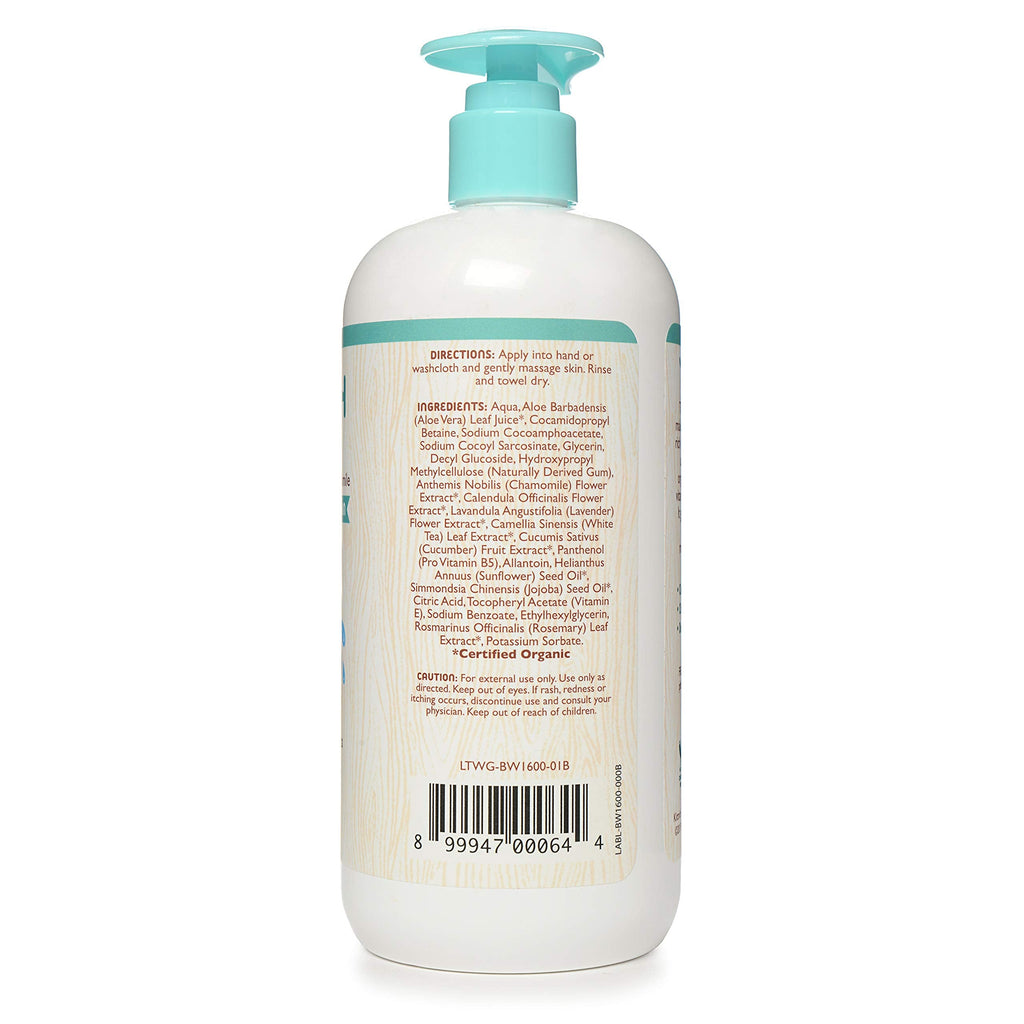 Little Twig Baby Wash – Fragrance Free, Plant-Derived Formula, 17 fl oz