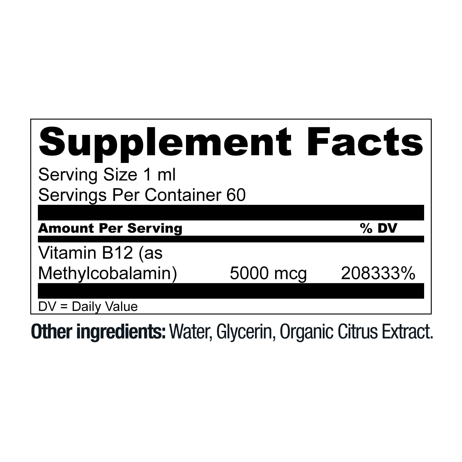 Live Conscious Vegan B12 Sublingual Drops 5000 mcg Methylcobalamin 2 Pack