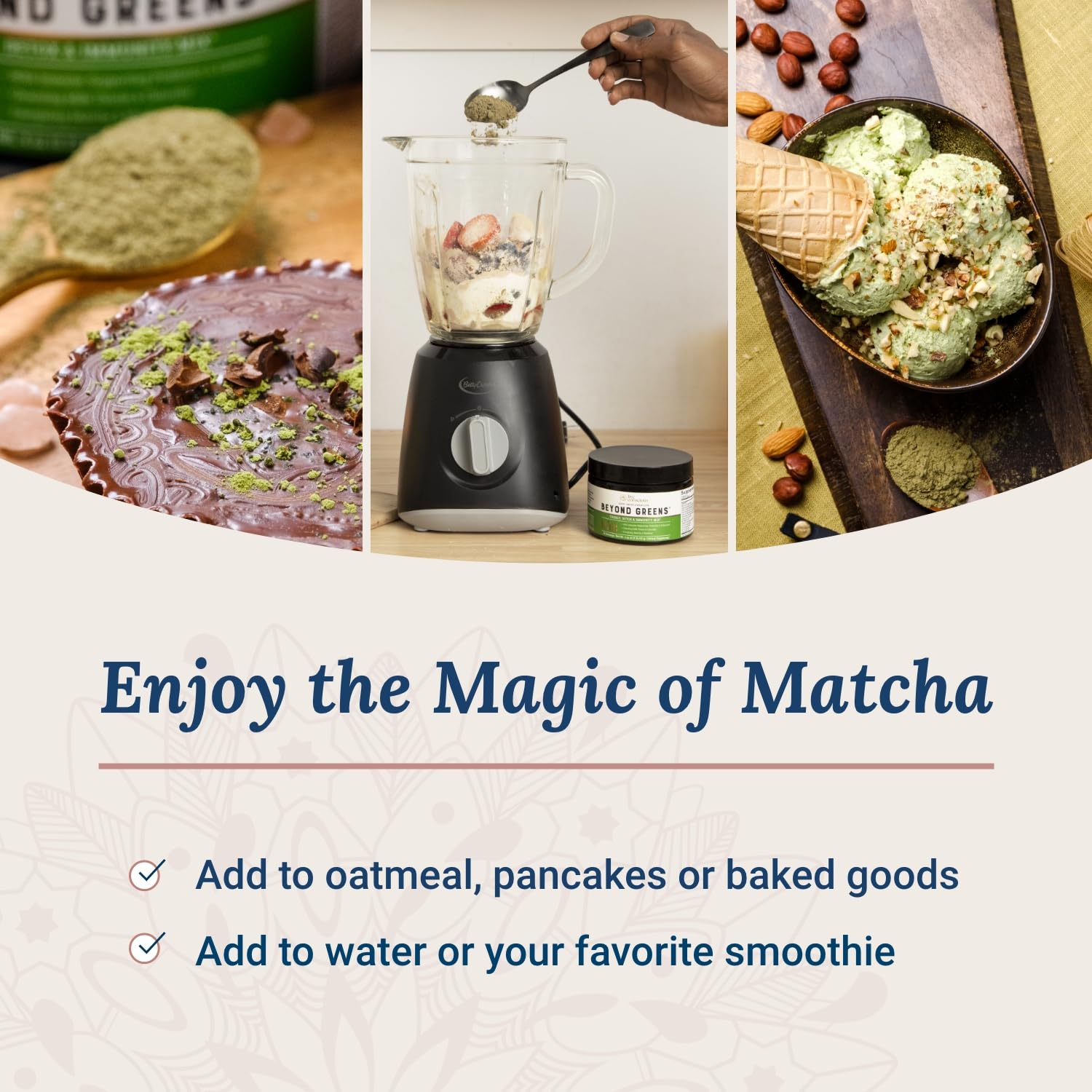Live Conscious Beyond Greens Matcha Powder – Immune Support & Energy, 2-Pack (30 Servings)