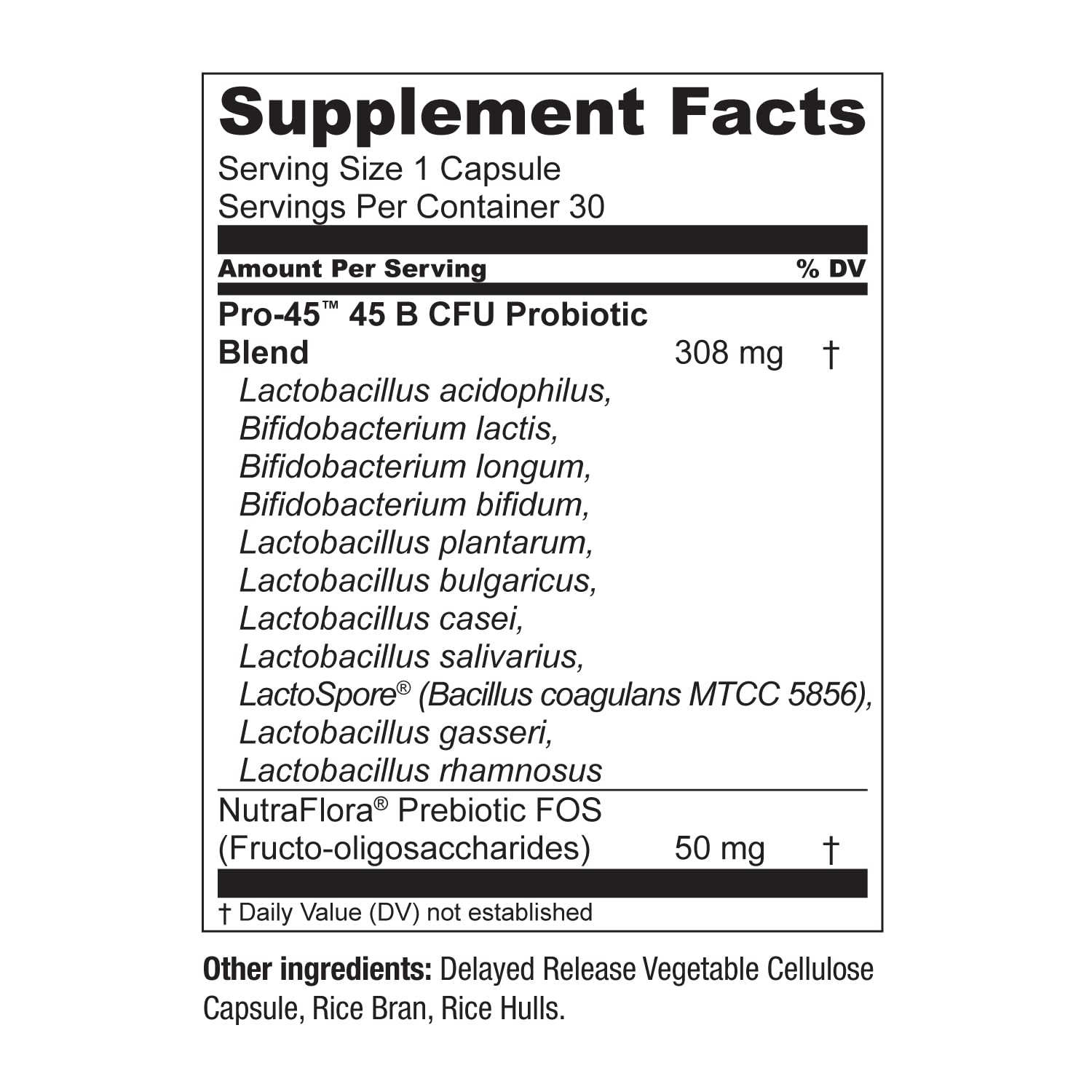 Live Conscious PRO45 Probiotics: 45B CFU, 11 Strains, Dairy Free