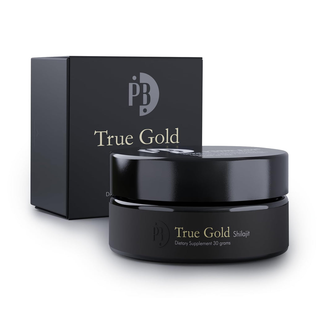 Pürblack Live Resin Pure Gold Shilajit – Organic Shilajit with 80+ Minerals | USA Made, 60 Servings