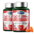 LIVEGIS CoQ10 200mg Softgels – Ubiquinone + MCT Oil, 2x90ct