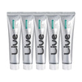 LiveOrals Whitening Toothpaste 20g x 5 Pack — Fluoride-Free, Enamel Strengthening, Stain Removal
