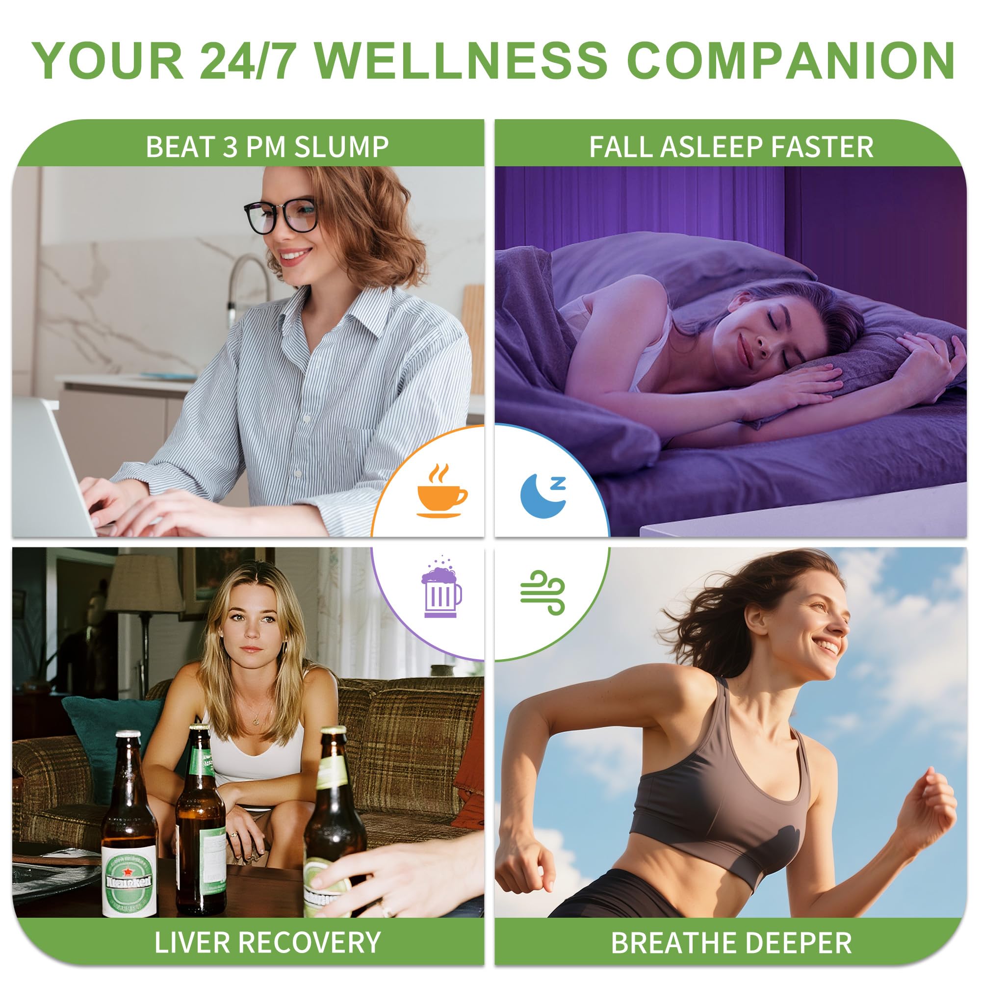 4-in-1 Wellness Herbal Diffuser Bundle — Portable Plant-Based Aromatherapy