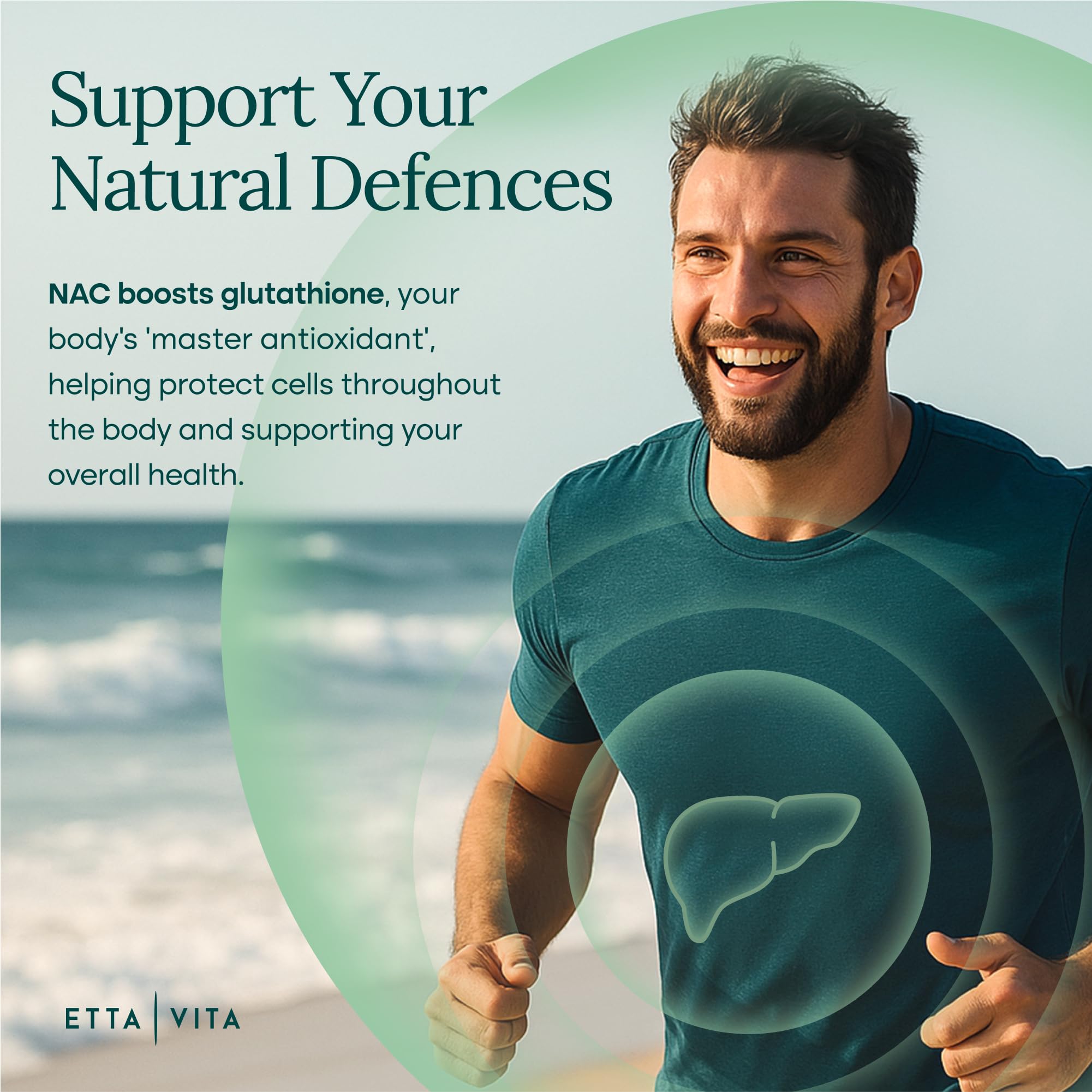 Vegan NAC 600mg Liver Detox & Immune Support | Quercetin, Milk Thistle, Molybdenum & Selenium